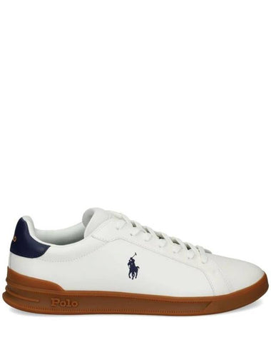 Pony Leather Low Top Sneakers White - POLO RALPH LAUREN - BALAAN 1