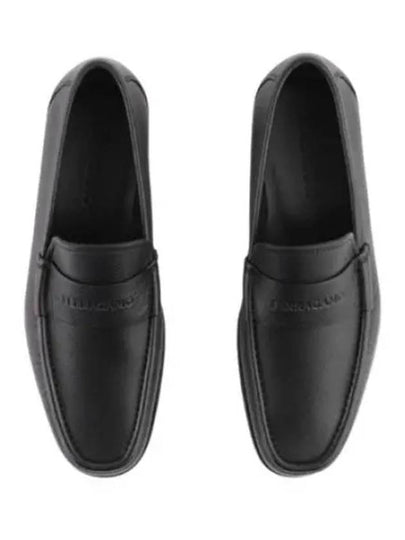 Moccasin Signature Calfskin Loafers Black - SALVATORE FERRAGAMO - BALAAN 2