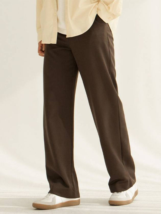 Bern Wide Banding Slacks Dark Brown - UNLIKELOOK - BALAAN 2