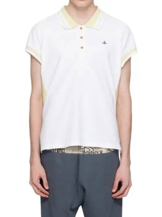 Embroidered ORB Polo Shirt White - VIVIENNE WESTWOOD - BALAAN 2