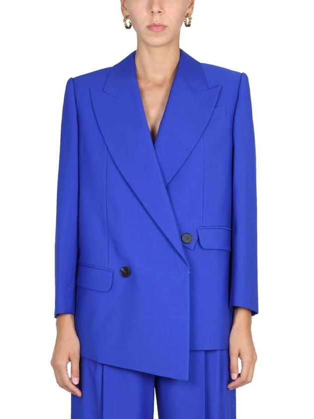 overfit jacket blue - ALEXANDER MCQUEEN - BALAAN 2