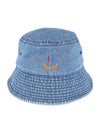 Lala Denim Bucket Hat Black - LALA SMILE - BALAAN 5