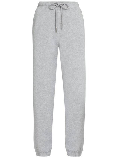 Logo Patch Fleece Jogger Track Pants Grey - MONCLER - BALAAN 2