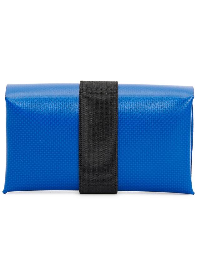 Logo Banded Coin Card Wallet Blue - MARNI - BALAAN 3