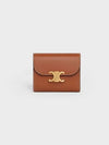 Triomphe Small Half Wallet Tan - CELINE - BALAAN 2