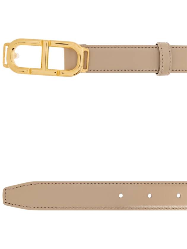 Tom Ford Leather Belt, Women's, Beige - TOM FORD - BALAAN 4