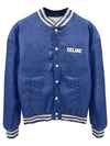 Loose Teddy Nylon Jacket Navy - CELINE - BALAAN 2