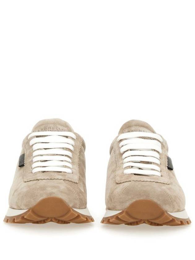 suede low top sneakers brown - BRUNELLO CUCINELLI - BALAAN 7