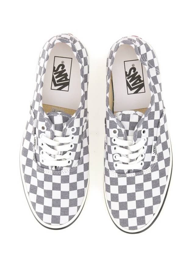 Authentic 44 DX Checkerboard Low Top Sneakers Grey - VANS - BALAAN 5