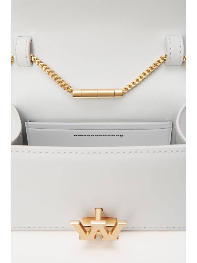 W Legacy Leather Chain Mini Bag White - ALEXANDER WANG - BALAAN.