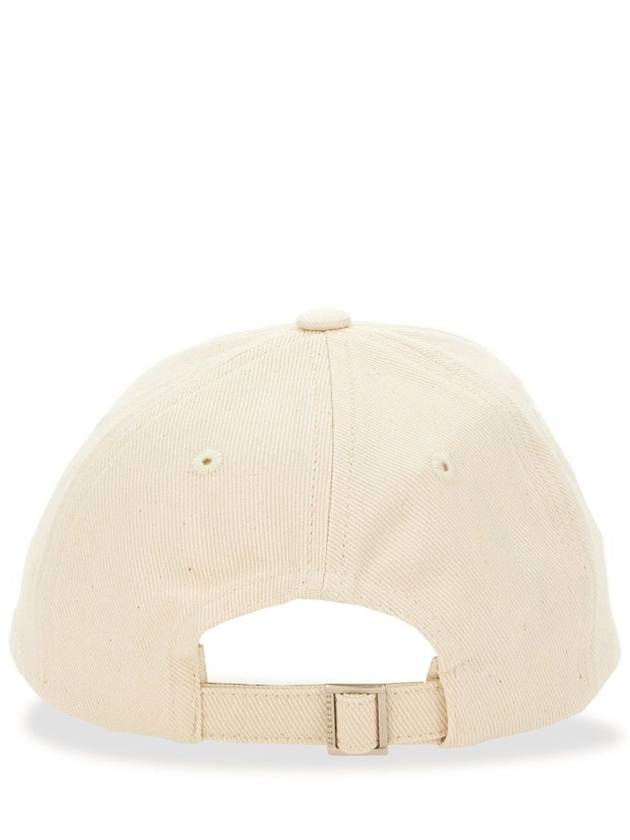 La Casquette Jacquemus Signature Ball Cap Ivory - JACQUEMUS - BALAAN 3