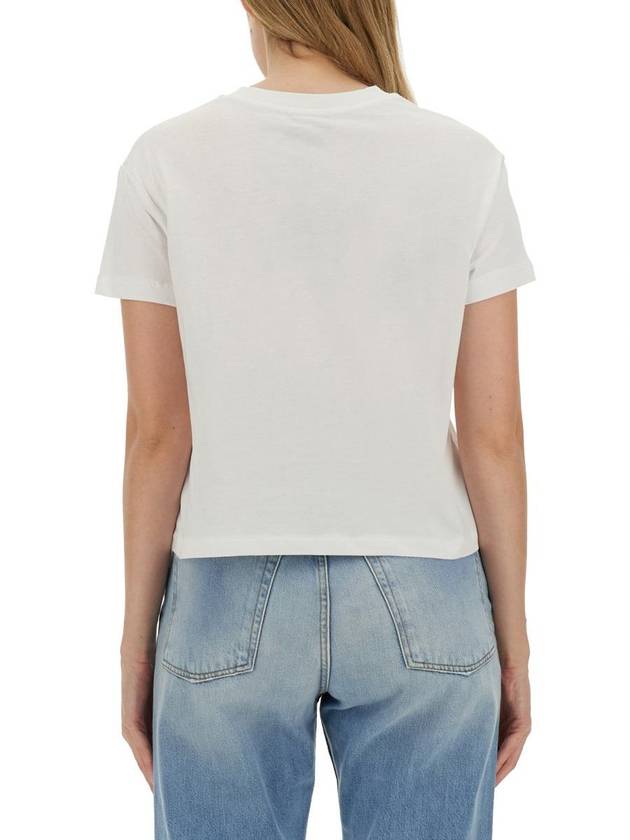 Boxy Rue Madame Short Sleeve T-Shirt White - A.P.C. - BALAAN 4