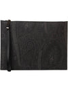 Paisley Clutch Bag Black - ETRO - BALAAN 1