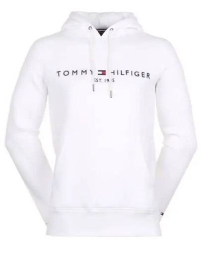 logo embroidered drawstring hoodie MW0MW11599 - TOMMY HILFIGER - BALAAN 2