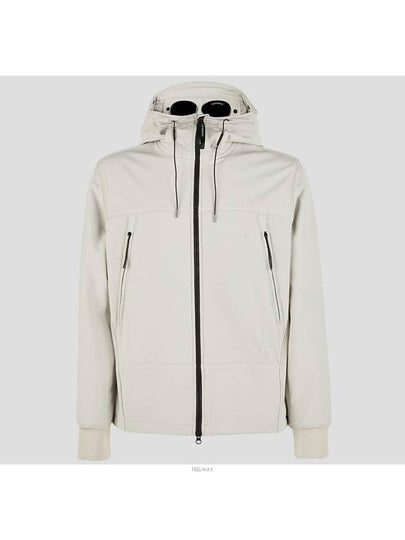 Men's Shell R Goggles Hooded Jacket Beige - CP COMPANY - BALAAN 2