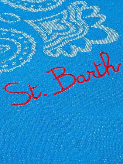 St. Bath Beach Towel Robe FOUTASN05186D 17 Blue BPG - MC 2 SAINT BARTH - BALAAN 2