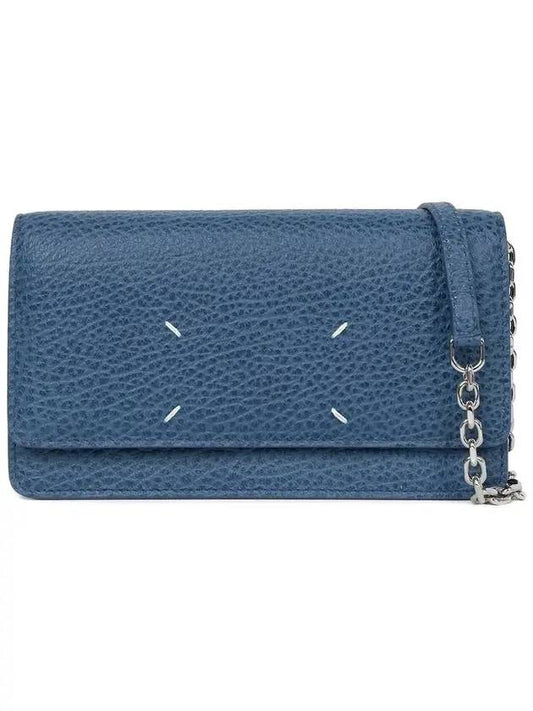 Stitch Large Chain Long Wallet Blue - MAISON MARGIELA - BALAAN 1