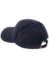 C Run Wash Logo Ball Cap Navy - DIESEL - BALAAN 4