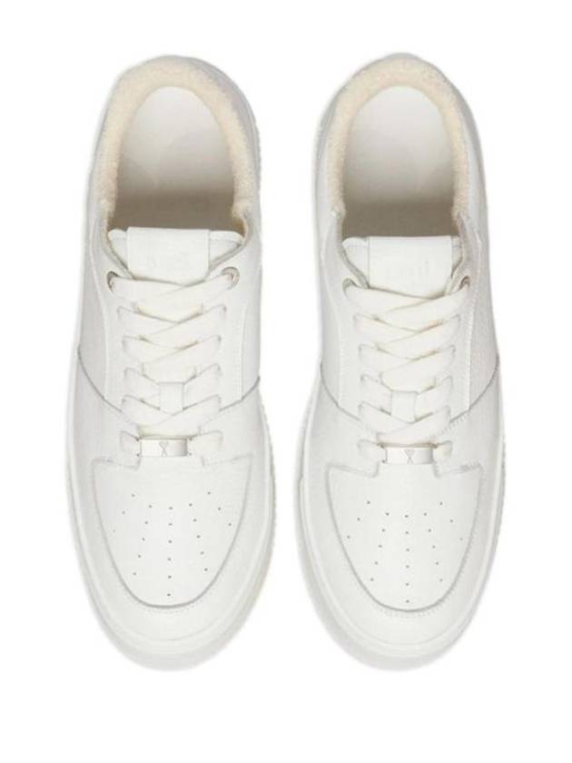 New Lace-Up Arcade Low-Top Sneakers White - AMI - BALAAN 5