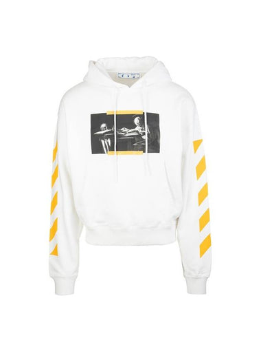 Caravaggio Painting Overfit Hoodie White - OFF WHITE - BALAAN 1