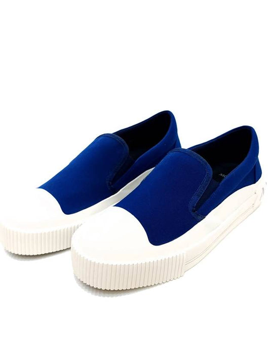 Men's Genius SlipOn Sneakers Blue 4B00020M1511 758 - MONCLER - BALAAN 1