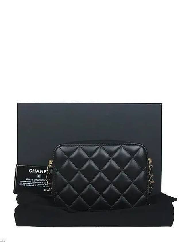 AP2463 Black Lambskin Gold Ball Mini Camera Cross Bag - CHANEL - BALAAN 3