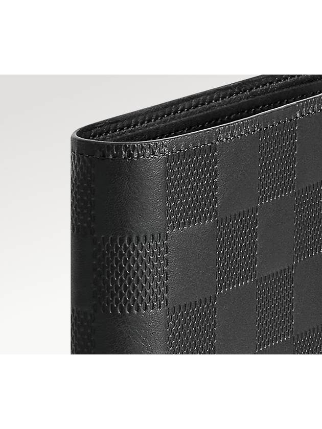 Multiple Damier Infini Half Wallet Black - LOUIS VUITTON - BALAAN 4