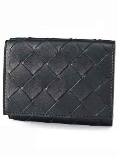 Intrecciato Half Wallet Black - BOTTEGA VENETA - BALAAN 2