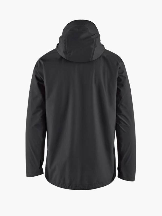 Men's Asynja Waterproof Hooded Zip-Up Jacket Raven - KLATTERMUSEN - BALAAN 3