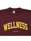 Wellness Ivy Sweatshirt WELLNESS IVY CREWNECK MERLOT GOLD - SPORTY & RICH - BALAAN 3