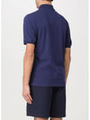 Logo Cotton Polo Shirt Navy - BRUNELLO CUCINELLI - BALAAN 5