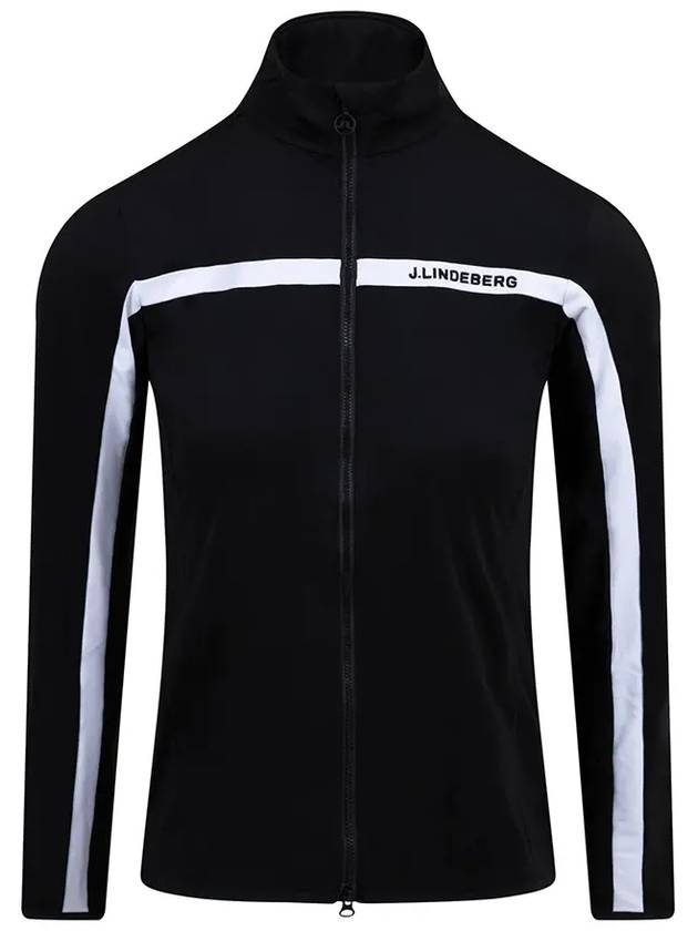 Janice Full Zip-up Jacket Black - J.LINDEBERG - BALAAN 2