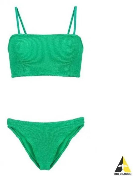 Hunza G Women s Gigi Bikini Set Green Light Purple - HUNZA G - BALAAN 1