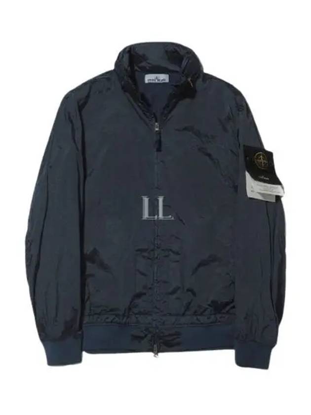 Men's Logo Patch Nylon Metal Zip-up Jacket Avio Blue - STONE ISLAND - BALAAN 2