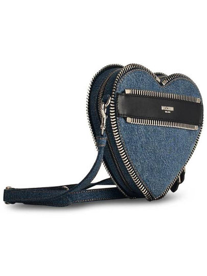 Moschino Blue Denim Crossbody Bag - MOSCHINO - BALAAN 2