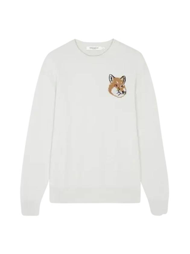 Mini Foxhead Comfort Knit Top Blue Haze - MAISON KITSUNE - BALAAN 2