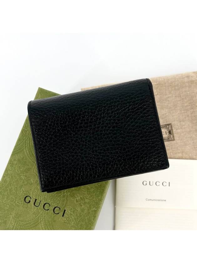 GG Marmont Women s Bicycle Wallet Black 456126 - GUCCI - BALAAN 3