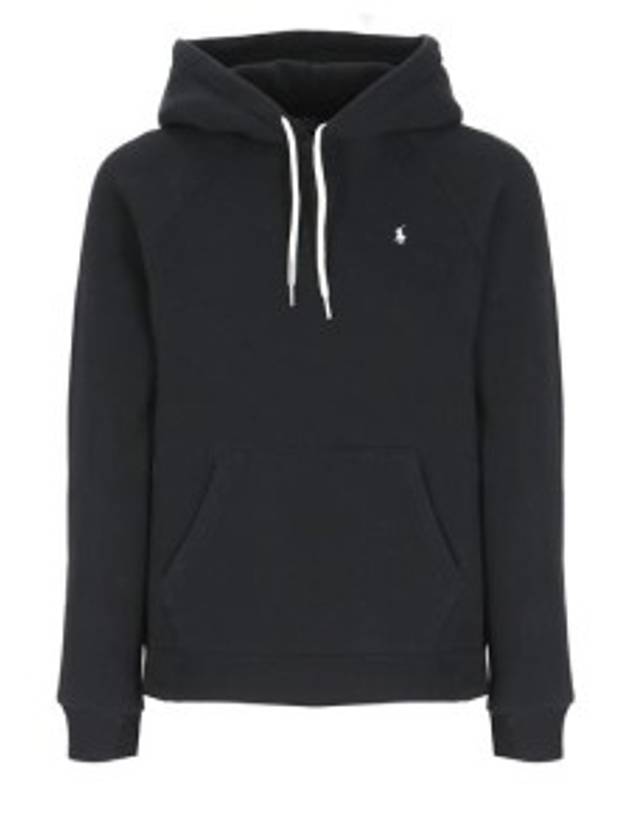 Embroidery Logo Hoodie Black - POLO RALPH LAUREN - BALAAN 2