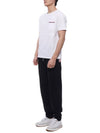 Men's Medium Weight Jersey Tipped Pocket Crewneck Short Sleeve T-Shirt White - THOM BROWNE - BALAAN 5