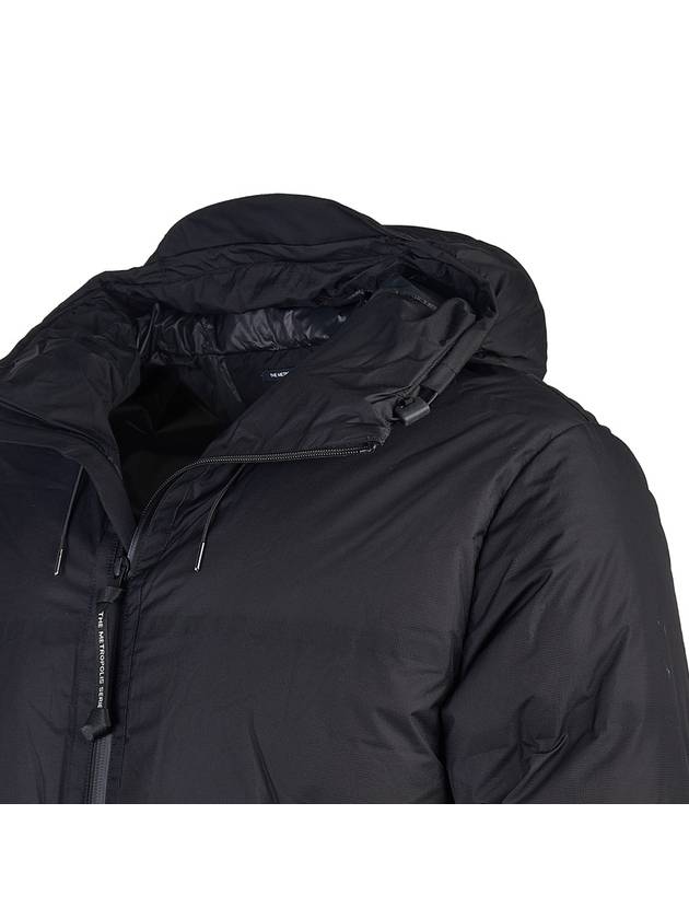 The Metropolis Series Pertex Hooded Down Padding Black - CP COMPANY - BALAAN 6