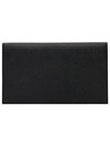 Uptown Grain de Poudre Embossed Leather Clutch Bag Black - SAINT LAURENT - BALAAN 7