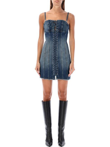 Lara laced denim mini dress - MISBHV - BALAAN 1