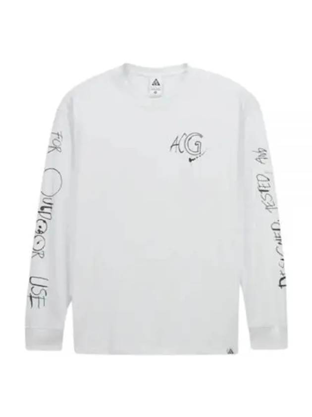 ACG Ralph Steadman Long Sleeve T-Shirt Summit White Asia - NIKE - BALAAN 2