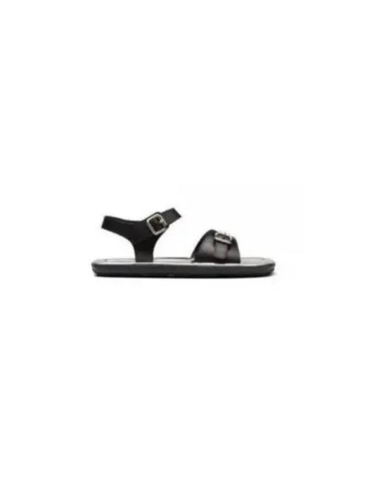 Double Strap Sandals Black - PRADA - BALAAN 2