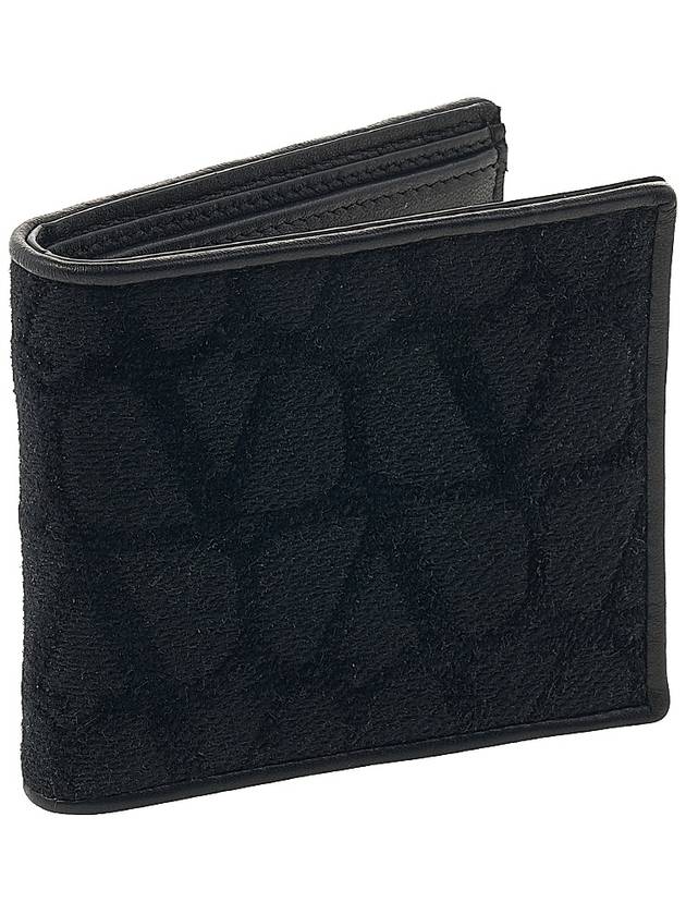 Toile Iconographe Half Wallet Black - VALENTINO - BALAAN 3