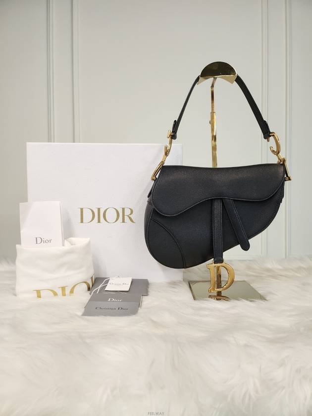 Daol Beomeo Branch Saddle Bag Medium Black 21 Year M0446 Condition A - DIOR - BALAAN 1