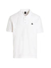 Embroidered Logo Short Sleeve Polo Shirt White - MOOSE KNUCKLES - BALAAN 1