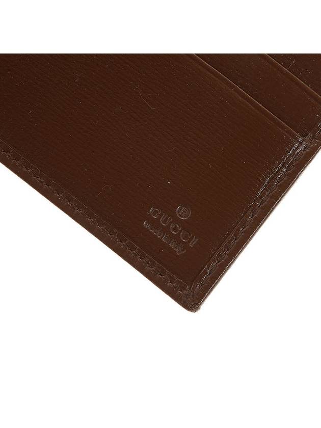 GG Supreme Interlocking Half Wallet Brown - GUCCI - BALAAN 9