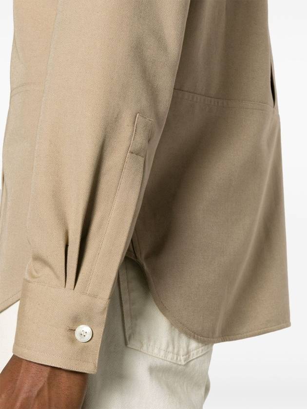 ALEXANDER MCQUEEN COTTON COLLARED CARGO SHIRT. - ALEXANDER MCQUEEN - BALAAN 5