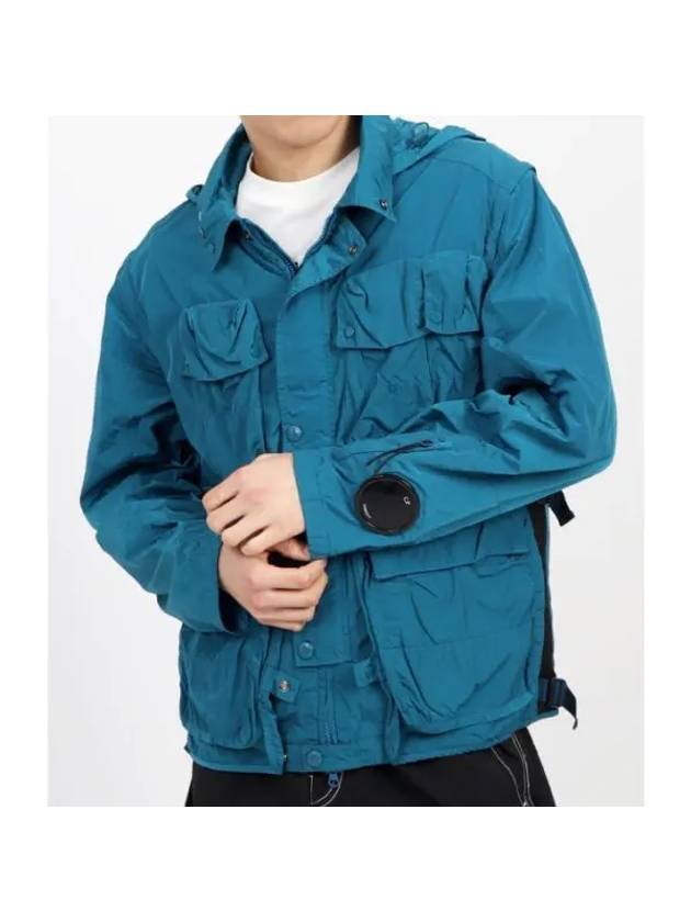 Men's Jumper Jacket Chrome R Goggle Utility Jacket 16CMOW011A 005904G 848 Chrome R Goggle Utility - CP COMPANY - BALAAN 1